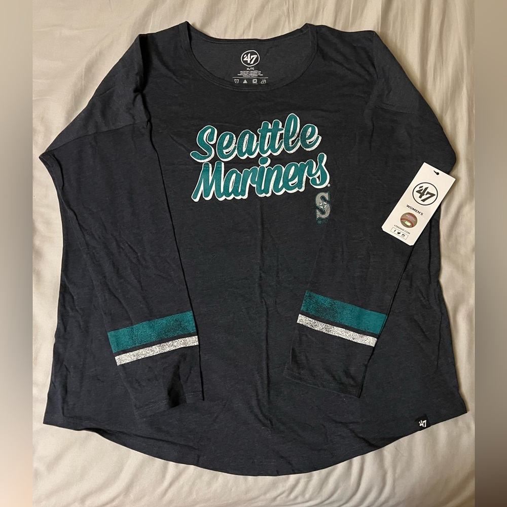 Seattle Mariners 3/4 sleeve nwt shirt